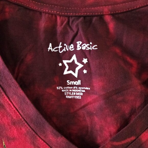 Dragonfire Phoenix Red & Black Tie Dye Dragon Tee (Small) NWOT - Picture 3 of 6